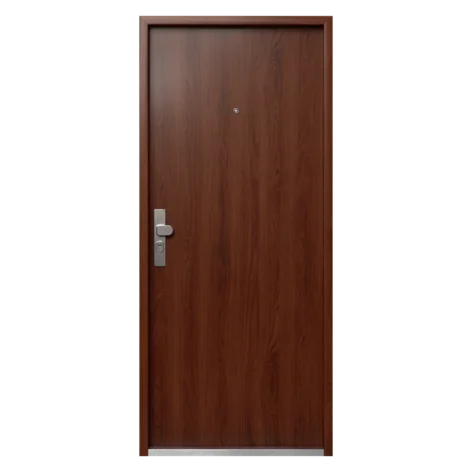 Bezpečnostní dveře Securido hladké, ořech