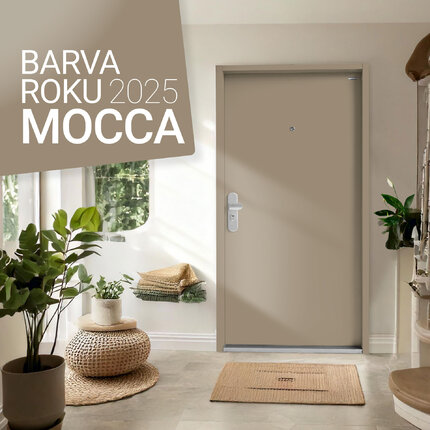 Bezpečnostní dveře SECURIDO v nové stylové barvě „MOCCA“
