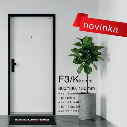 Novinka! Bezpečnostní dveře F3/K Kombi